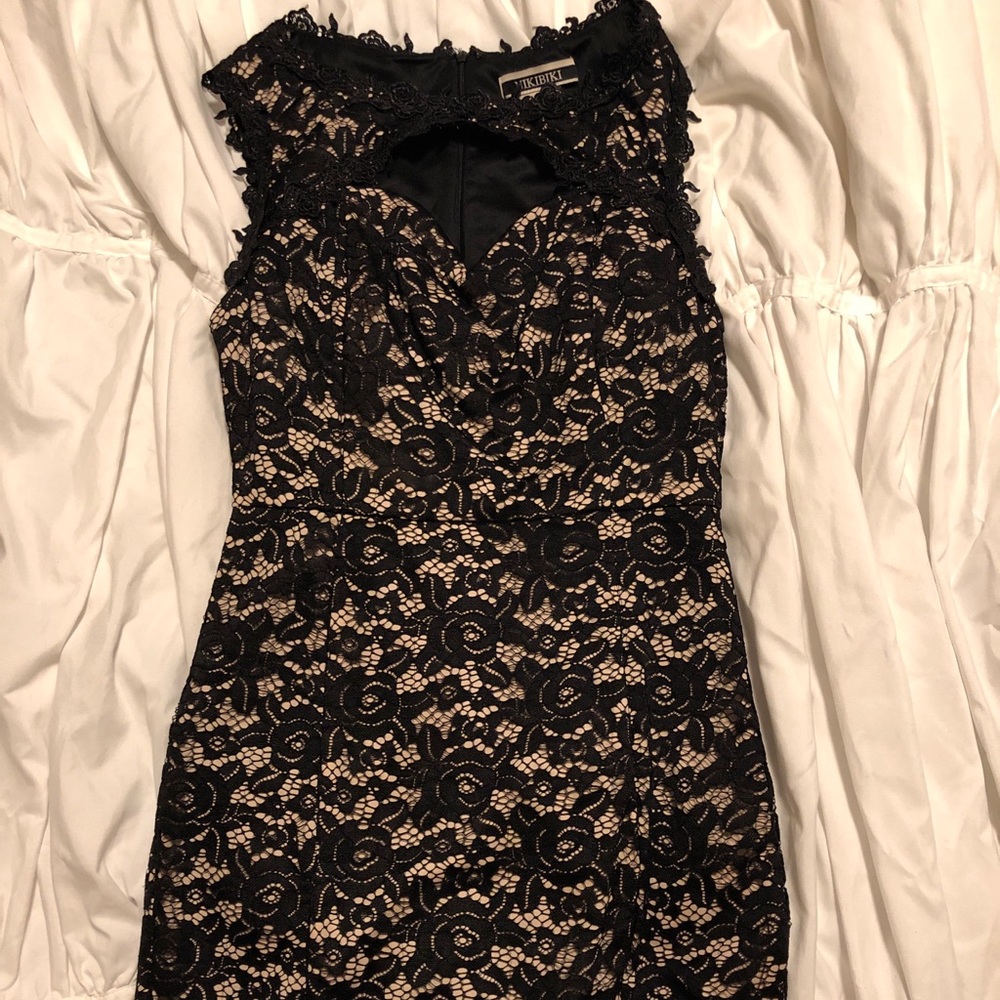 Black lace  dress.
